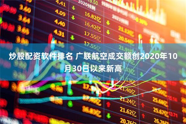 炒股配资软件排名 广联航空成交额创2020年10月30日以来新高